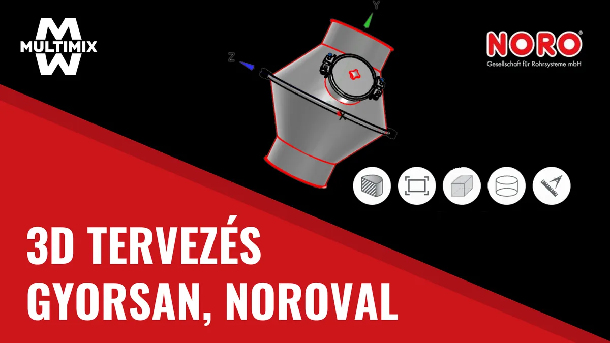 Letölthető 3D Modellek a NORO Csőrendszerekhez – Tervezés Könnyedén